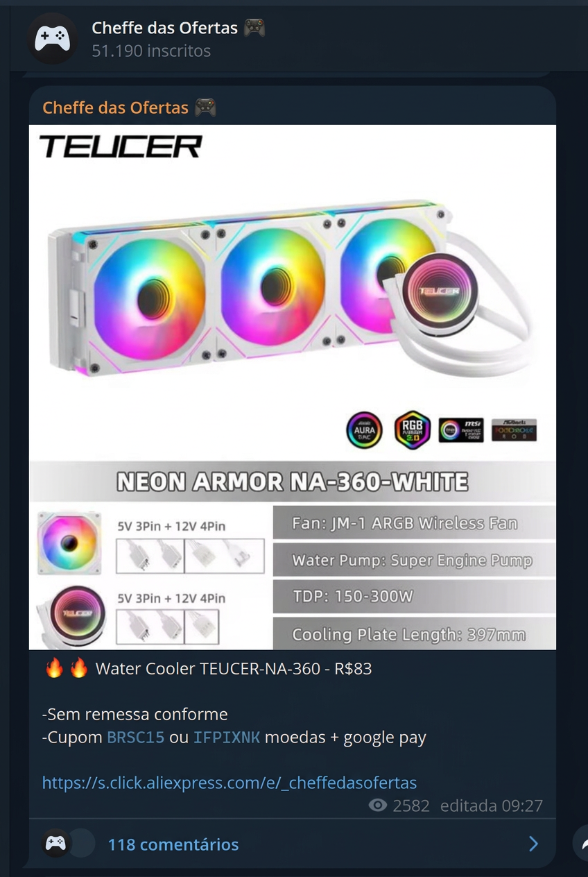 Oferta de water cooler